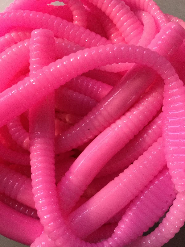 best jerkbaits for winter fishing Classic Pink- Viper Tail Worm