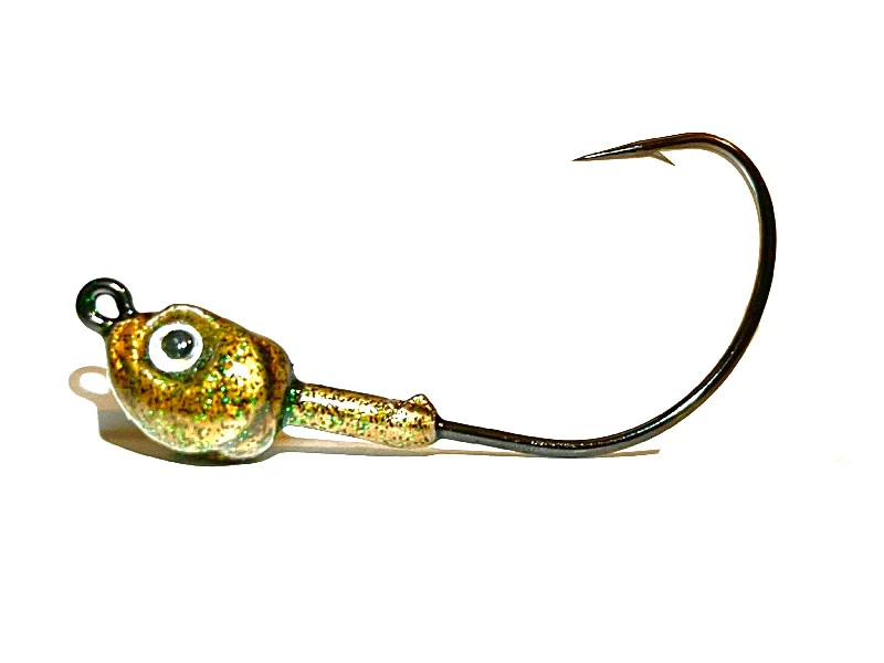 best waterproof tackle boxes Copper Flakes Kahle Hook Live Bait Jig Heads 3pk