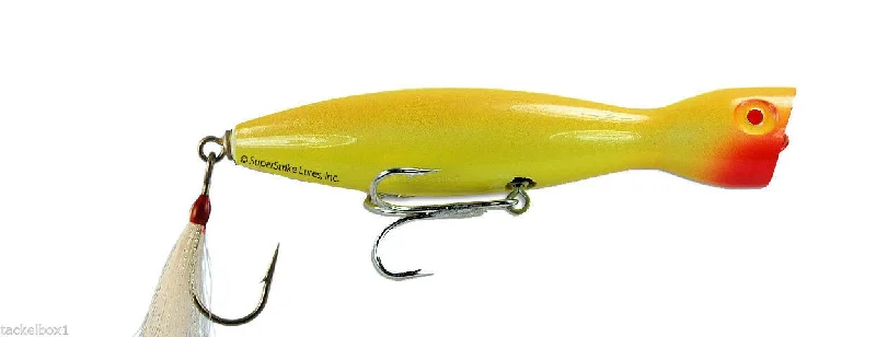 rod repair kits fishing Super Strike 3 3/4 oz Little Neck Popper All Yellow