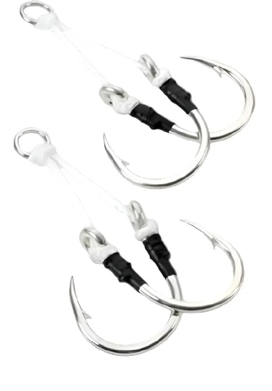 heavy-duty fishing swivels Daiwa Saltiga Dual Assist Short Hooks