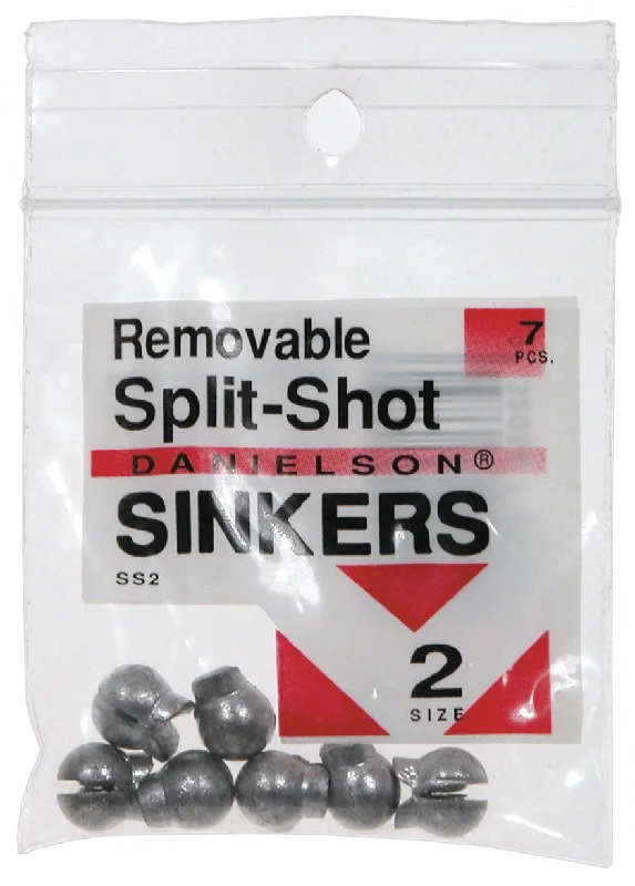 lightweight portable fish finders Danielson Removable Round Split-Shot Sinkers