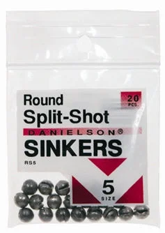 high-speed retrieve spinning reels Danielson Round Split-Shot Sinkers