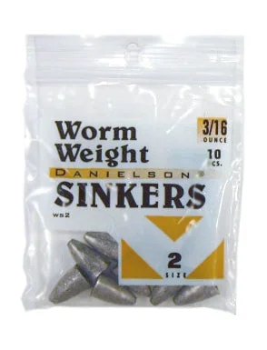 high-performance deep-sea trolling reels Danielson Worm Weight Sinkers