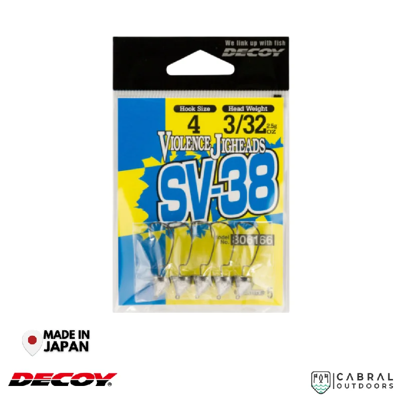best fishing thermos insulated Decoy SV-38  Violence Jighead| #3-#6 | 1.8g-3.5g
