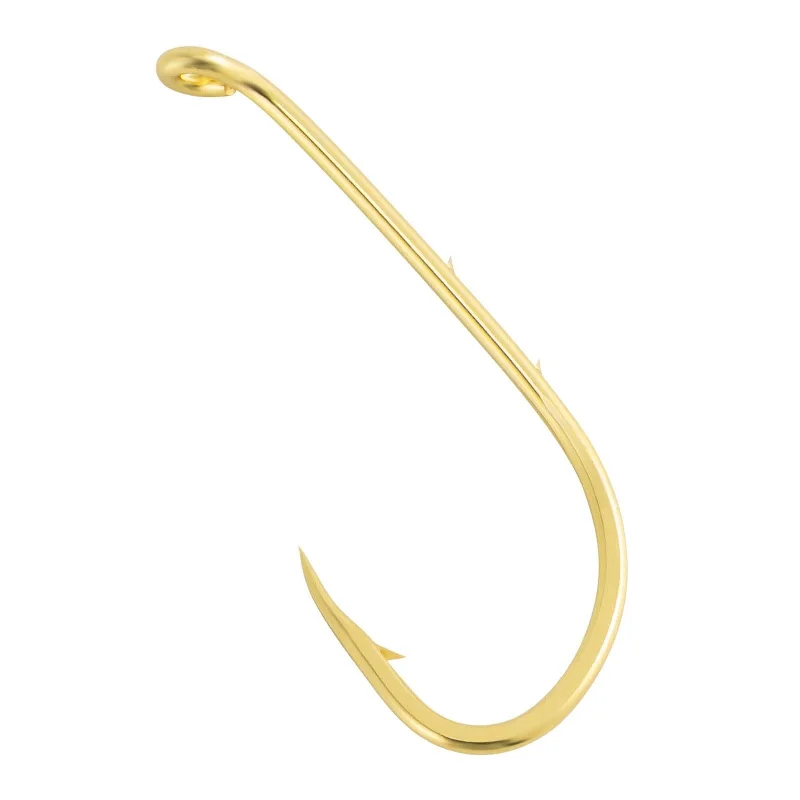 deep sea fishing accessories cheap Dr.Fish  100pcs Baitholder Golden  Hooks  #1to5/0