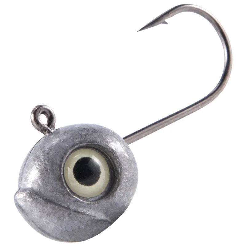 premium pike fishing spinnerbaits Dr.Fish 20pcs Crappie Jig Heads 1/32oz-1/8oz