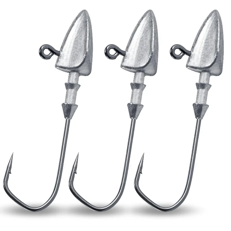 ice fishing lures for cold water Dr.Fish 20pcs High Carbon Steel Texas Jig 1/8-1/2oz ice fishing lures for cold water Dr.Fish 20pcs High Carbon Steel Texas Jig 1/8-1/2oz