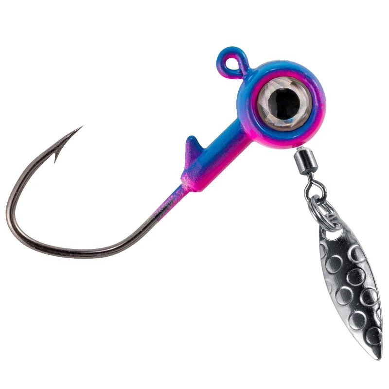 high-performance deep-sea trolling reels Dr.Fish 10pcs Underspin Jig Heads with Spinner Blade 1/32-3/8oz high-performance deep-sea trolling reels Dr.Fish 10pcs Underspin Jig Heads with Spinner Blade 1/32-3/8oz