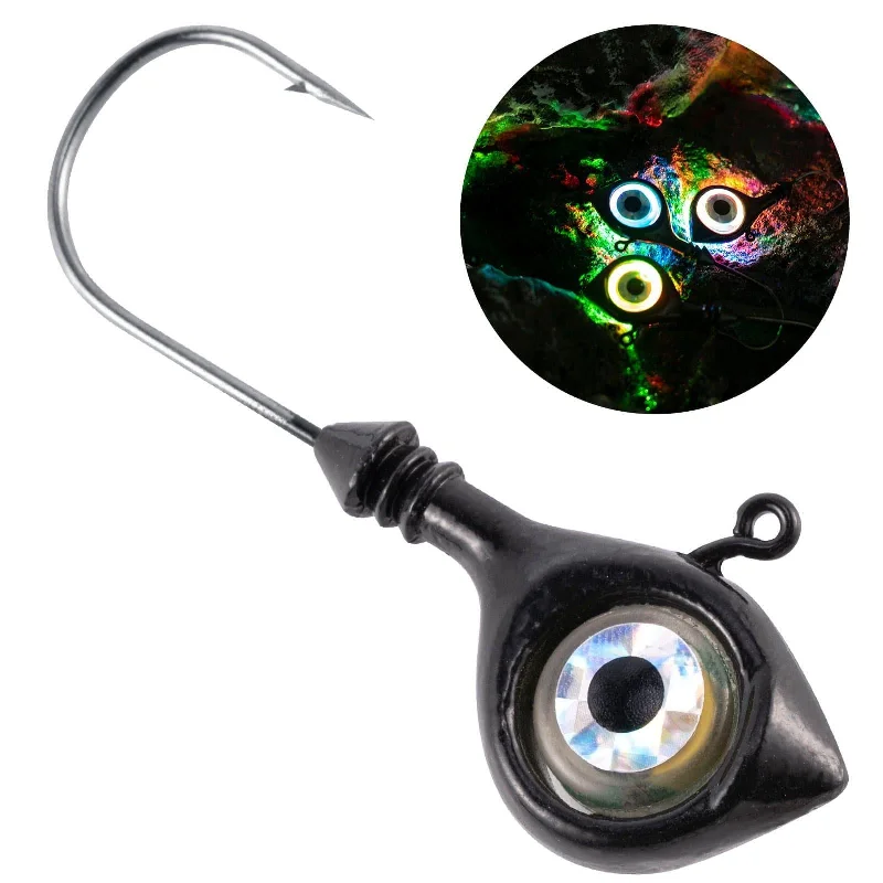 best topwater baits for night fishing Dr.Fish 2pcs LED 3D Eyes Fishing Jig Head 1/2oz -1oz best topwater baits for night fishing Dr.Fish 2pcs LED 3D Eyes Fishing Jig Head 1/2oz -1oz