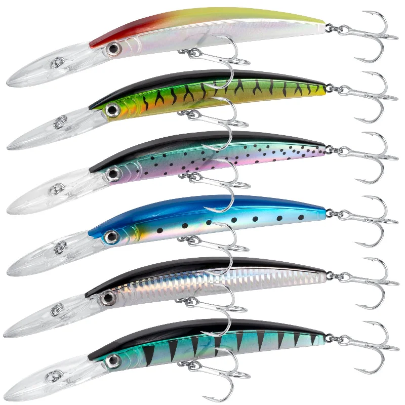 ultra-sensitive panfish rods Dr.Fish 3 pcs Minnow Jerkbait 7" 0.93oz