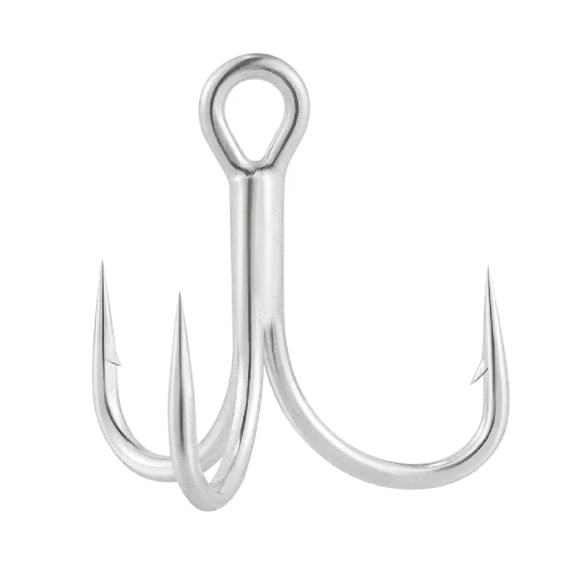 how to tie fishing knots easy Dr.Fish 30pcs 4X Treble Hooks #8-#3/0