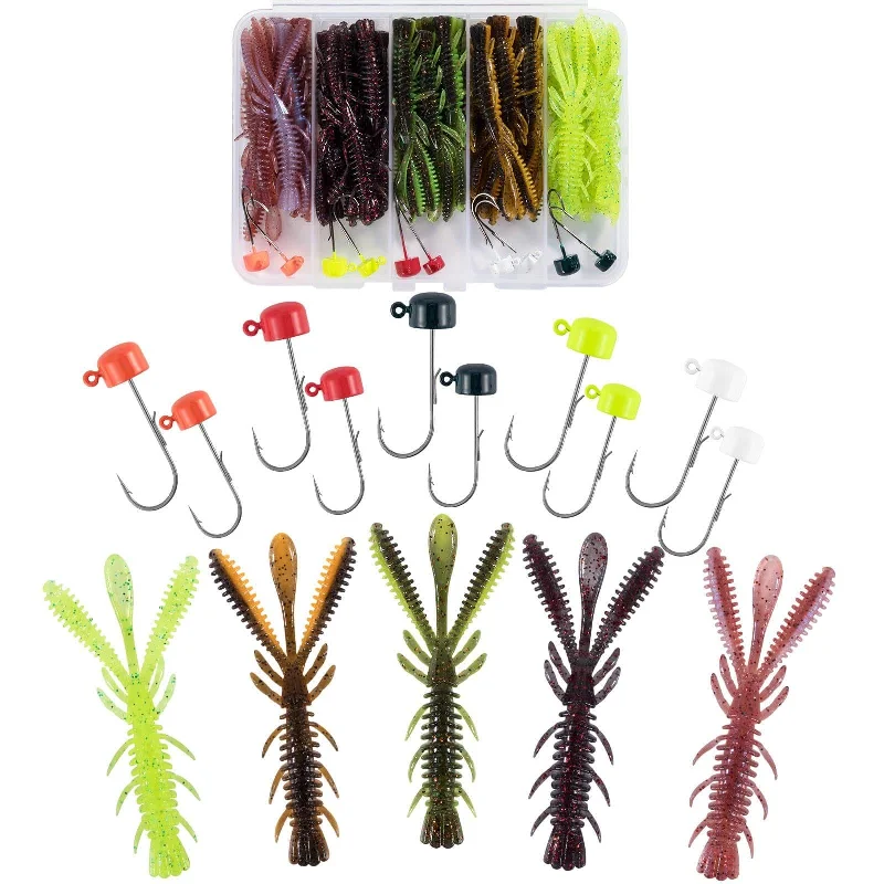 collapsible fishing rod travel case Dr.Fish 40pcs Crawfish Lure & Rig Jig Head kit (3/32-3/16oz) collapsible fishing rod travel case Dr.Fish 40pcs Crawfish Lure & Rig Jig Head kit (3/32-3/16oz)