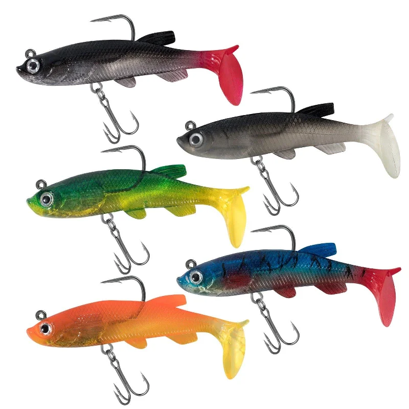 waterproof storage cases for lures Dr.Fish 5pcs Paddle-Tail soft baits 3.14'' 0.49oz waterproof storage cases for lures Dr.Fish 5pcs Paddle-Tail soft baits 3.14'' 0.49oz