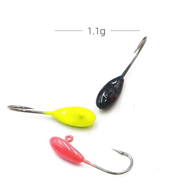 quick-release rod holders for boats Dr.Fish 5pcs Ice Fishing Jig Head Hooks 1.1g