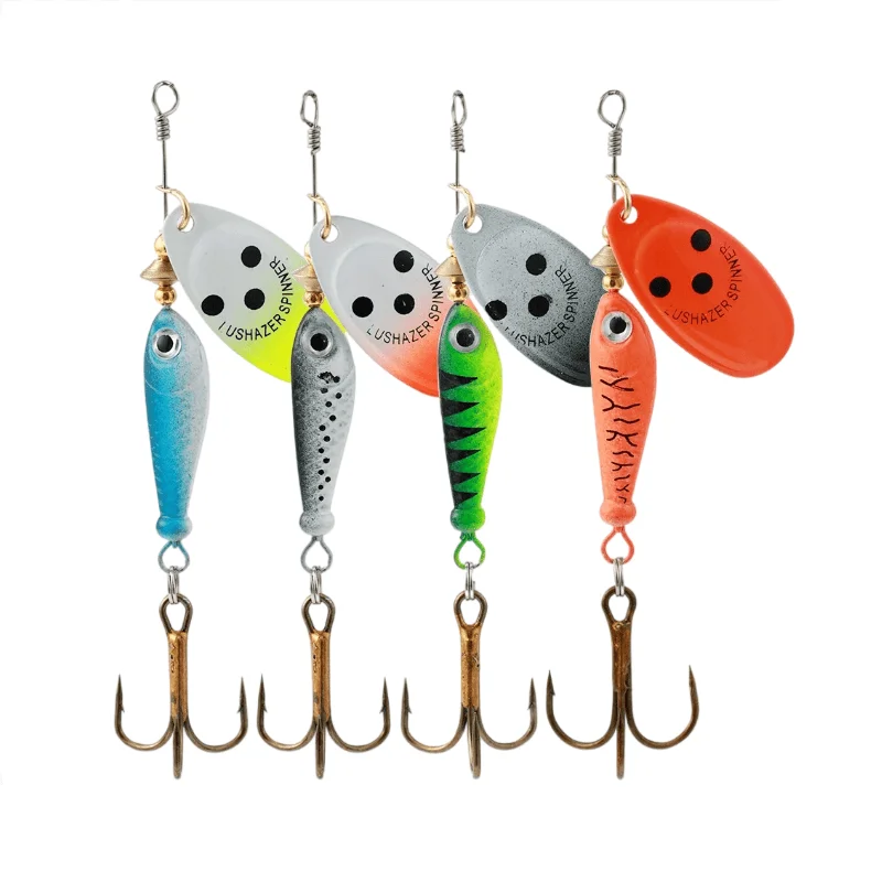 best waterproof tackle boxes Dr.Fish 2pcs Fishing Spinner Kit 11g 15g 18g