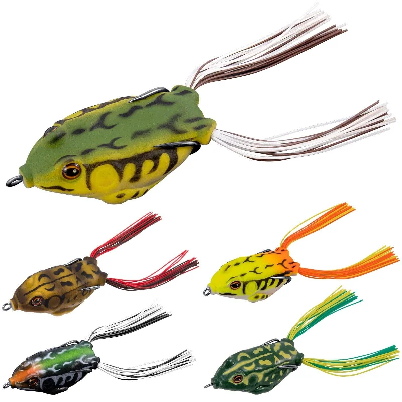 swimbaits for freshwater fishing Dr.Fish 5pcs Topwater 3D Frog Fishing Lures Kit 0.33/0.43oz swimbaits for freshwater fishing Dr.Fish 5pcs Topwater 3D Frog Fishing Lures Kit 0.33/0.43oz