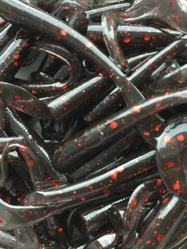 glow-in-the-dark jig heads DRACULA Leech Grub 10 Pack
