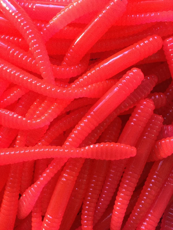 automatic fishing line spoolers Ferrari Pink- Viper Tail Worm