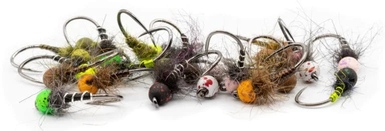 ultra-light panfish rods for finesse fishing Firehole Speckled Tungsten Slotted Beads