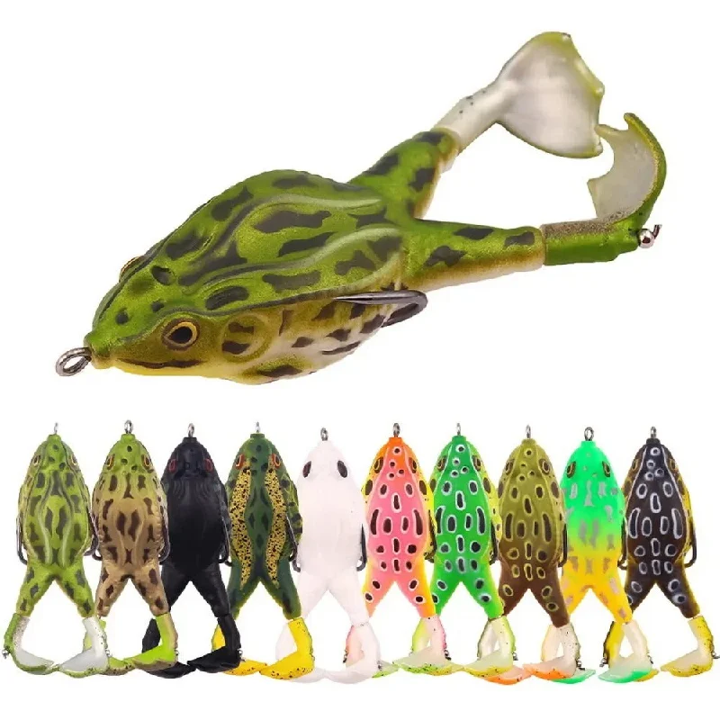best fishing thermos insulated Fishing Lures - Frog Lure Double Propeller Legs Silicone Soft Baits best fishing thermos insulated Fishing Lures - Frog Lure Double Propeller Legs Silicone Soft Baits