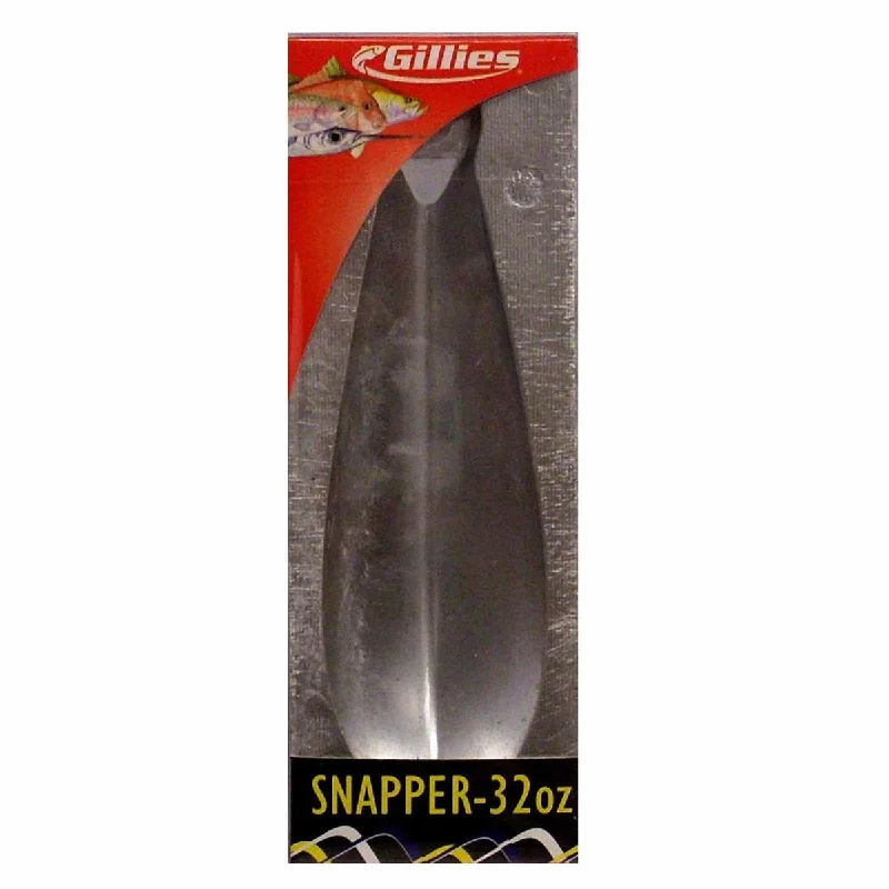 long-distance surf fishing reels Gillies Sinker Mould Snapper 32oz