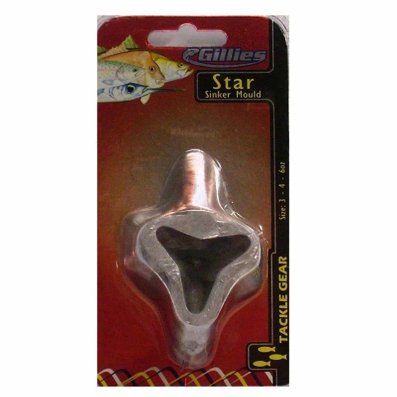floating lip grippers for fish handling Gillies Sinker Mould Star