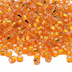 Orange Silver Lined