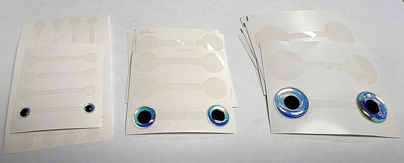 telescopic baitcasting rods Hareline Fold Over Eye Tabs