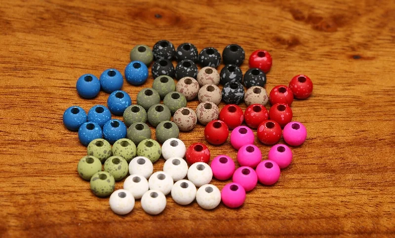 slow sinking jerkbaits Hareline Mottled Tactical Tungsten Beads