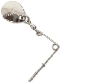 micro-finesse fishing rods Hildebrandt Jig Spinner Nickle 2ct Size 1