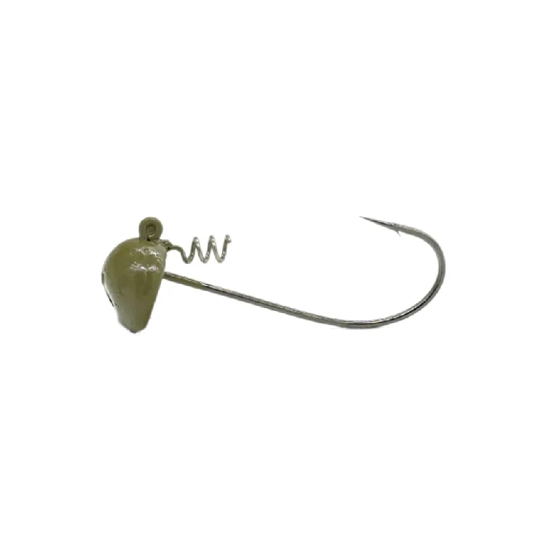 best soft plastic lures for bass Hillbilly Poisen Stand Up Shakey Jig Heads