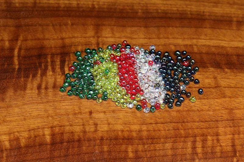 micro jigs for crappie fishing Hump Back Glass Beads