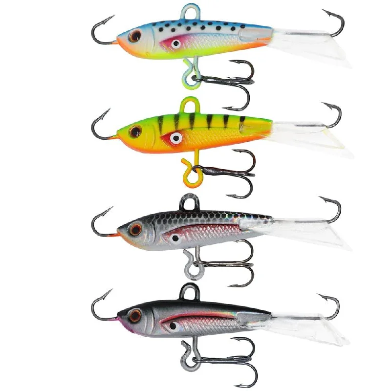 telescoping fishing gaffs Dr.Fish 4pcs Ice Fishing Jigs 5/16oz