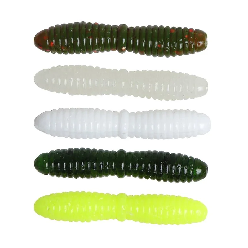 trolling bait rigs for sale Dr.Fish 15pcs Ice Fishing Soft Worms 1.38''