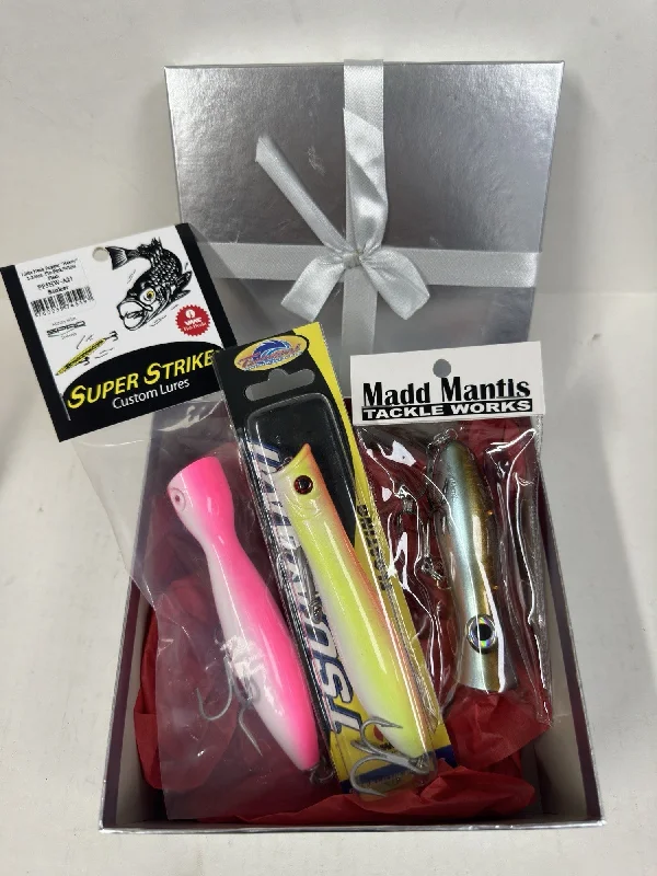 braided fishing line with color change J&J "Popping" Lures Holiday Box