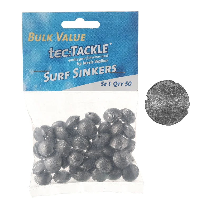 sinking fly fishing leaders Jarvis Walker Tec Tackle Surf Sinkers - Value Packs