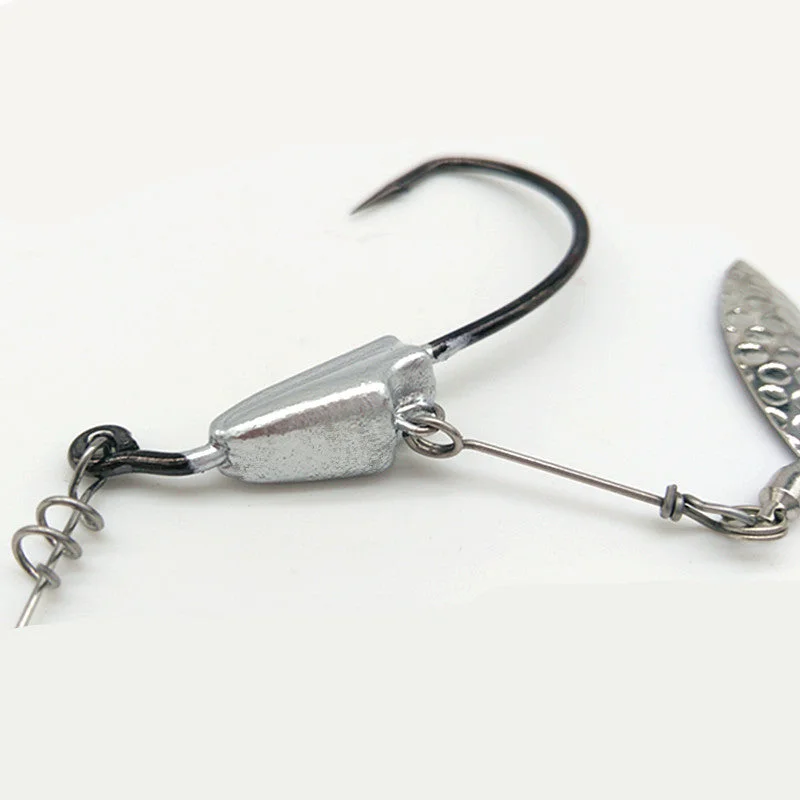 premium handcrafted wooden lures Lead Head Fishing Hook