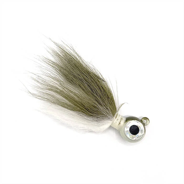 Olive/White
