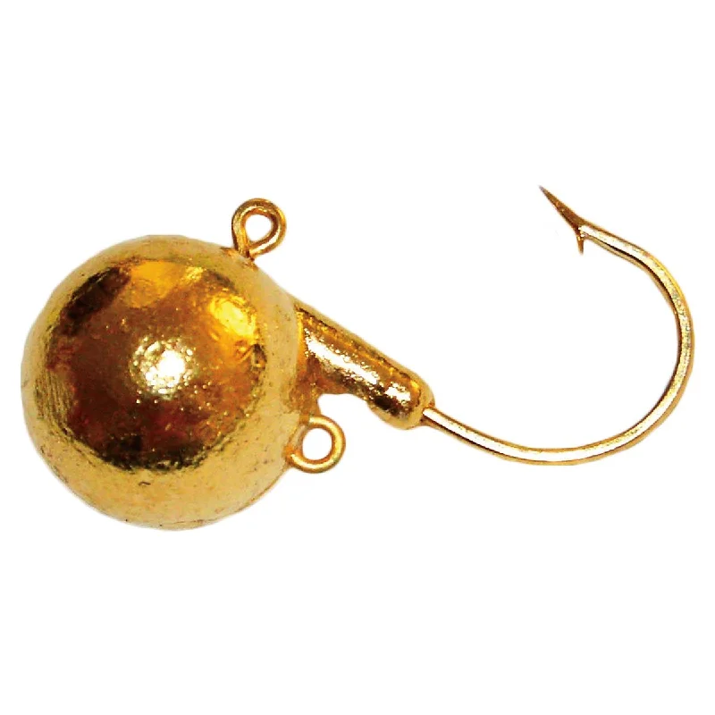 retractable ice fishing rods Mission Tackle Gold Jig Heads