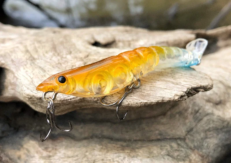 ultralight carbon fly rods MMD Fishing Splash Prawn Surface Lures