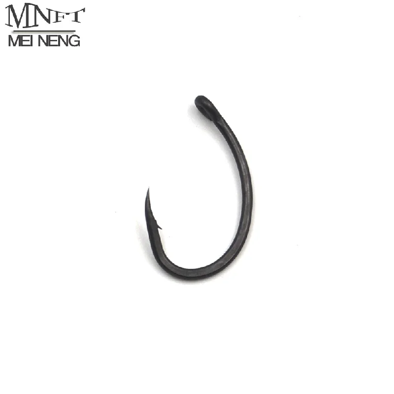 deep water jigging rods heavy-duty MNFT 100Pcs Teflon Coating Eyed Yn Carp Hooks Arc Barbed High Carbon Steel Matte Black With Barb For Carp Fishing Hook deep water jigging rods heavy-duty MNFT 100Pcs Teflon Coating Eyed Yn Carp Hooks Arc Barbed High Carbon Steel Matte Black With Barb For Carp Fishing Hook