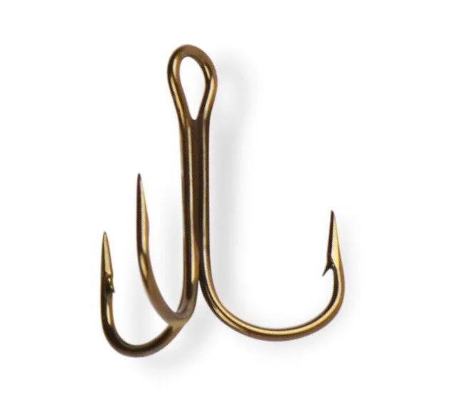 how to choose a fishing rod Mustad 35647 Bronze Freshwater Round Bend Treble Hook