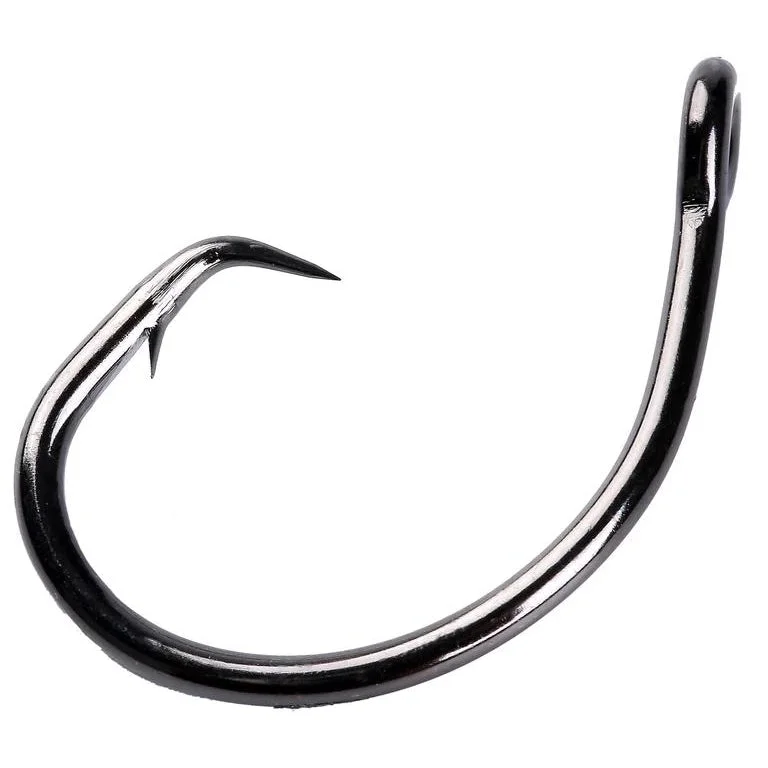 travel fishing gear lightweight Mustad 3X Demon Perfect Circle Hooks 39942NP-BN