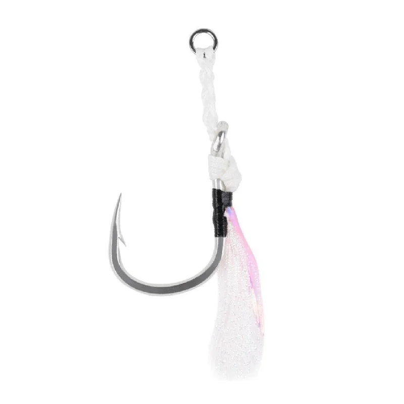 handmade wooden fishing lures Mustad Heavy Duty Jigging Assist Hook J-ASSIST2