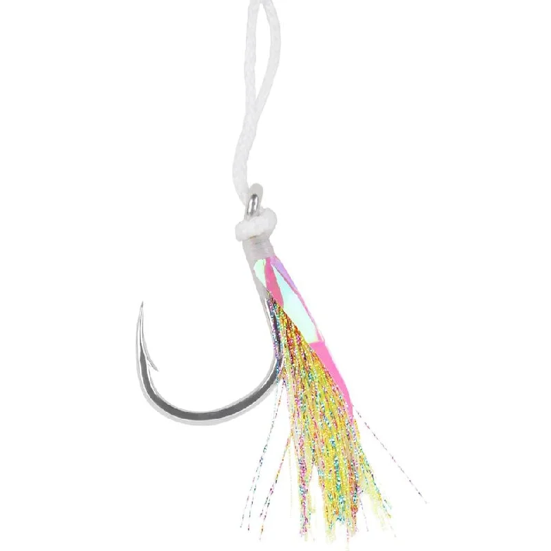 glow in the dark fishing lures Mustad Jigging Assist Hook J-ASSIST1