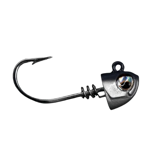 heavy-duty aluminum fish grippers No Live Bait Needed Jig Heads for 5" Paddle Tail Softbait
