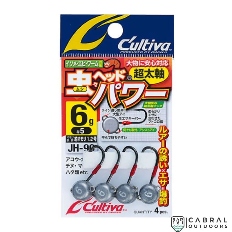 tungsten drop shot weights Owner Cultiva JH-90 Mushi Jighead | Weight:2g-6g