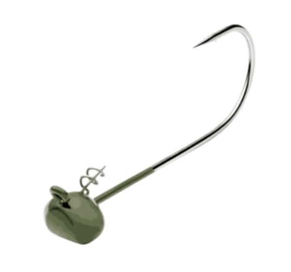 carbon steel fishing hooks bulk Owner Shakey Football Head (4 Pk)