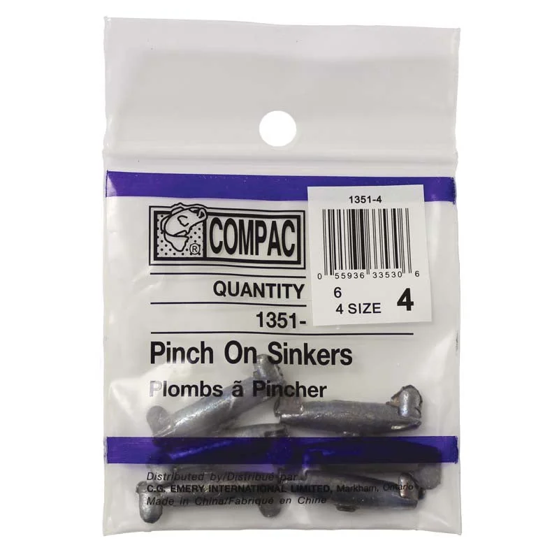 best surf casting rods under 150 Compac Pinch On Sinkers