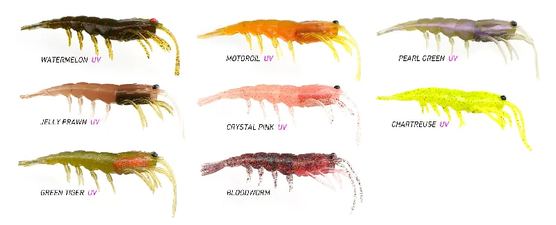 premium hand-tied bass jigs Pro Lure Clone Prawn Soft Plastic Lures